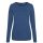 JT002F tri-blend Női hosszú ujjú póló Just Ts, Heather Navy-L