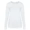 JT002F tri-blend Női hosszú ujjú póló Just Ts, Solid White-XS