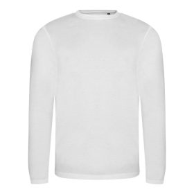   JT002 tri-blend hosszú ujjú férfi póló Just Ts, Solid White-S