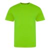 JT004 electric tri-blend rövid ujjú unisex póló Just Ts, Electric Green-S