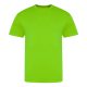 JT004 electric tri-blend rövid ujjú unisex póló Just Ts, Electric Green-S