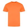 JT004 electric tri-blend rövid ujjú unisex póló Just Ts, Electric Orange-S