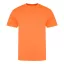 JT004 electric tri-blend rövid ujjú unisex póló Just Ts, Electric Orange-S
