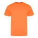 JT004 electric tri-blend rövid ujjú unisex póló Just Ts, Electric Orange-S