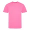 JT004 electric tri-blend rövid ujjú unisex póló Just Ts, Electric Pink-M