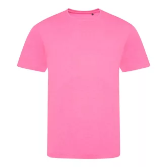   JT004 electric tri-blend rövid ujjú unisex póló Just Ts, Electric Pink-S
