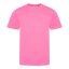 JT004 electric tri-blend rövid ujjú unisex póló Just Ts, Electric Pink-S