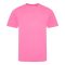 JT004 electric tri-blend rövid ujjú unisex póló Just Ts, Electric Pink-XL