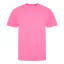 JT004 electric tri-blend rövid ujjú unisex póló Just Ts, Electric Pink-XL
