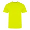 JT004 electric tri-blend rövid ujjú unisex póló Just Ts, Electric Yellow-M