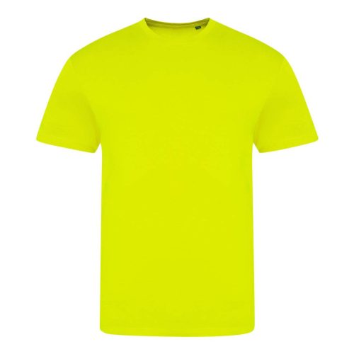 JT004 electric tri-blend rövid ujjú unisex póló Just Ts, Electric Yellow-M