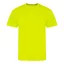 JT004 electric tri-blend rövid ujjú unisex póló Just Ts, Electric Yellow-M