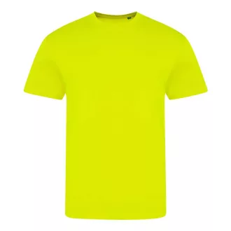   JT004 electric tri-blend rövid ujjú unisex póló Just Ts, Electric Yellow-S