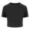 JT006 tri-blend rövid fazonú Női póló Just Ts, Heather Black-XL