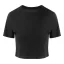 JT006 tri-blend rövid fazonú Női póló Just Ts, Solid Black-M