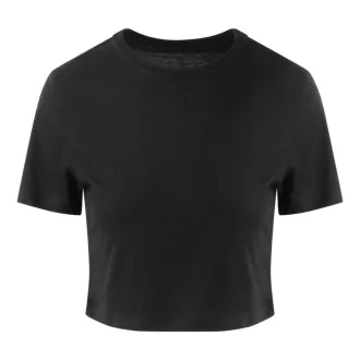   JT006 tri-blend rövid fazonú Női póló Just Ts, Solid Black-XS