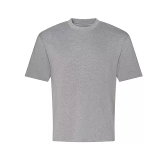   JT009 rövd ujjú bő szabású unisex póló Just Ts, Heather Grey-S
