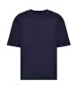 JT009 rövd ujjú bő szabású unisex póló Just Ts, New French Navy-2XL