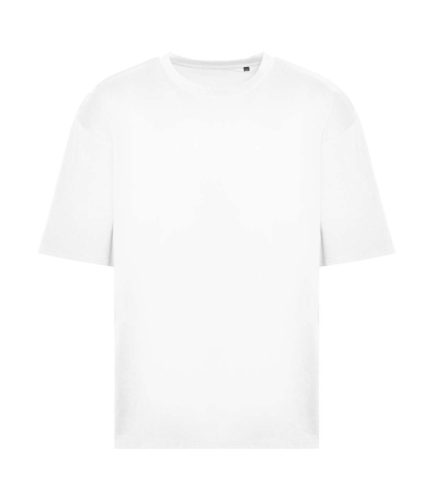 JT009 rövd ujjú bő szabású unisex póló Just Ts, White-S