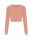 JT016 rövid derekú hosszú ujjú Női póló Just Ts, Dusty Pink-XS