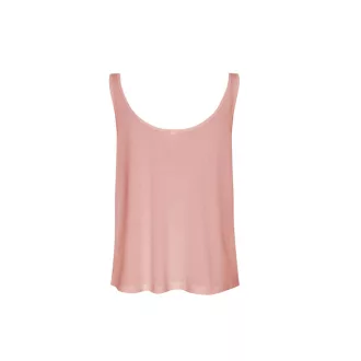  JT017 laza szabású Női ujjatlan póló-trikó Just Ts, Dusty Pink-XS