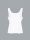 JT017 laza szabású Női ujjatlan póló-trikó Just Ts, Solid White-XS