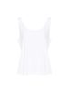 JT017 laza szabású Női ujjatlan póló-trikó Just Ts, Solid White-XS