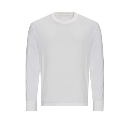JT019 bő szabású unisex hosszú ujjú póló Just Ts, White-S