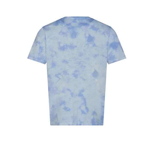 JT022 batikolt egyedi mintás unisex rövid ujjú póló Just Ts, Blue Cloud-2XL