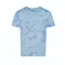 JT022 batikolt egyedi mintás unisex rövid ujjú póló Just Ts, Blue Cloud-S