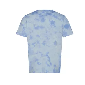  JT022 batikolt egyedi mintás unisex rövid ujjú póló Just Ts, Blue Cloud-XS