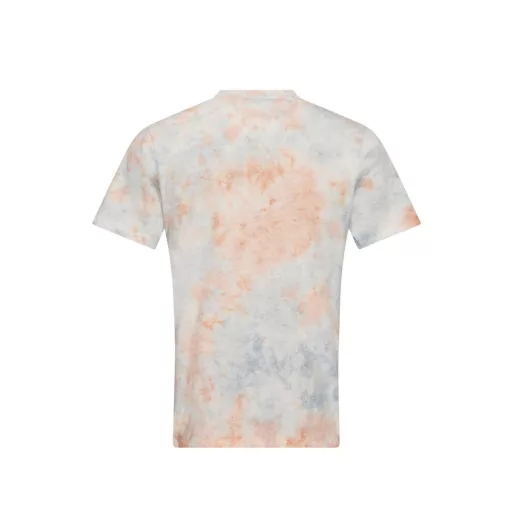JT022 batikolt egyedi mintás unisex rövid ujjú póló Just Ts, Grey Pink Marble-XL