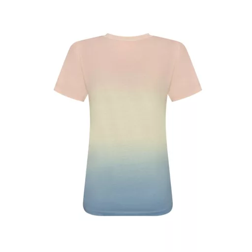 JT022 batikolt egyedi mintás unisex rövid ujjú póló Just Ts, Pastel Sunset Dip-M