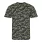 JT034 terepmintás unisex rövid ujjú póló Just Ts, Green Camo-M
