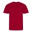 JT034 terepmintás unisex rövid ujjú póló Just Ts, Red Camo-S