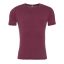 JT099 mosott hatású unisex rövid ujjú póló Just Ts, Washed Burgundy-S