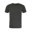 JT099 mosott hatású unisex rövid ujjú póló Just Ts, Washed Jet Black-L