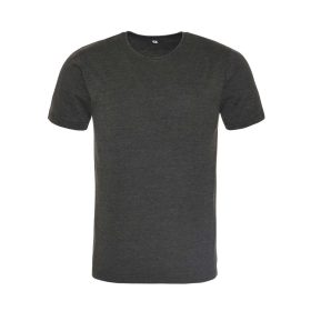   JT099 mosott hatású unisex rövid ujjú póló Just Ts, Washed Jet Black-XS