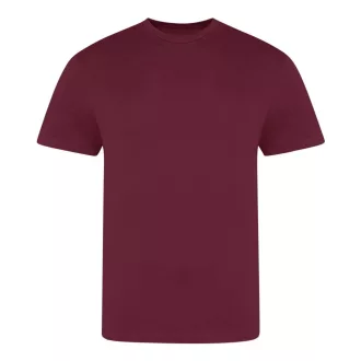   JT100 rövid ujjú unisex környakas póló Just Ts, Burgundy-3XL
