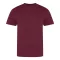 JT100 rövid ujjú unisex környakas póló Just Ts, Burgundy-3XL