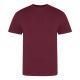 JT100 rövid ujjú unisex környakas póló Just Ts, Burgundy-M