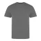 JT100 rövid ujjú unisex környakas póló Just Ts, Charcoal-3XL