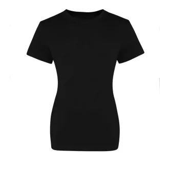   JT100F rövid ujjú Női kereknyakú póló Just Ts, Deep Black-S