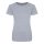 JT100F rövid ujjú Női kereknyakú póló Just Ts, Heather Grey-XS