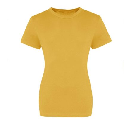 JT100F rövid ujjú Női kereknyakú póló Just Ts, Mustard-XS