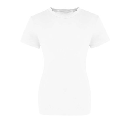 JT100F rövid ujjú Női kereknyakú póló Just Ts, White-2XL