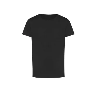   JT100J környakas rövid ujjú gyerek póló Just Ts, Deep Black-XS