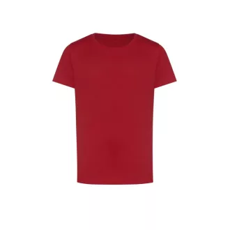   JT100J környakas rövid ujjú gyerek póló Just Ts, Fire Red-XS