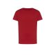 JT100J környakas rövid ujjú gyerek póló Just Ts, Fire Red-XS