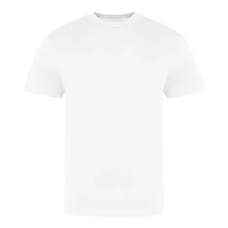   JT100 rövid ujjú unisex környakas póló Just Ts, White-3XL
